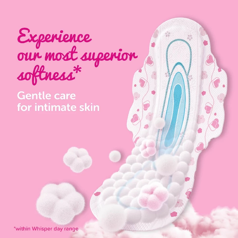 Whisper Ultra Skinlove Soft Sanitary Pads, 50 Pads-5.webp